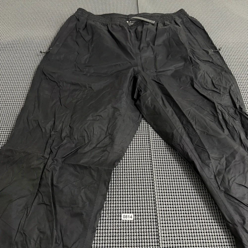 Eddie Bauer WeatherEdge Rain Pants Womens XS Black Ripstop Hiking Waterproof - Picture 2 of 7